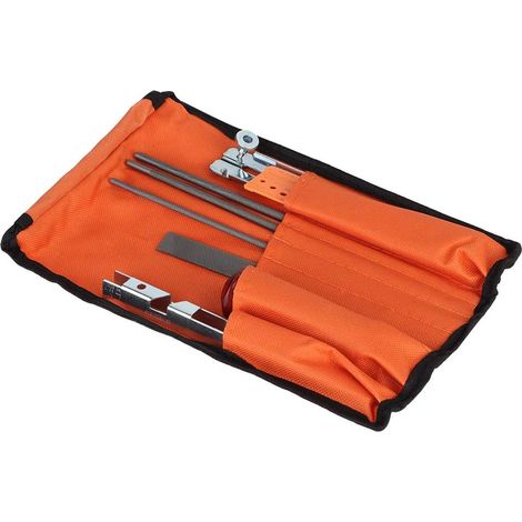 Kit D'affûtage de Limes pour Tronçonneuse, Ensemble D'outils un Entretien Professionnel avec Lime à Barre Guidage - (1/3)