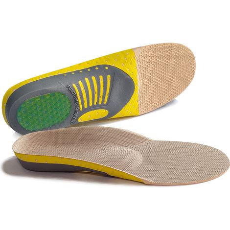Semelles orthopédiques voûte plantaire amorti choc respirantes découpables homme femme correctrices pieds plats pointure S (35-40) (1/5)