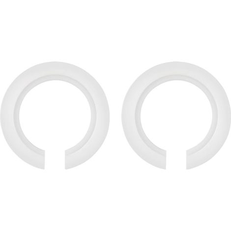 Adaptateur de douille E27 vers E14, réducteur d'abat-jour - Lot de 2 bagues de conversion pour luminaire, anneau adaptateur (1/5)