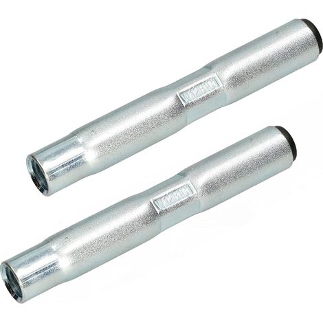 KOTARBAU Lot de 2 manchons filetés à fixer au mur pour bande de portail réglable galvanisé (diamètre 21 mm M16) (1/5)
