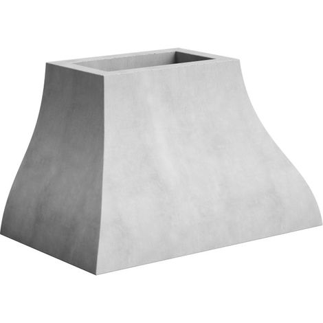 Chimenea Gris para Barbacoa de Obra 84,5x50x50 cm Turbina de Aire para Salida de Humos (1/5)