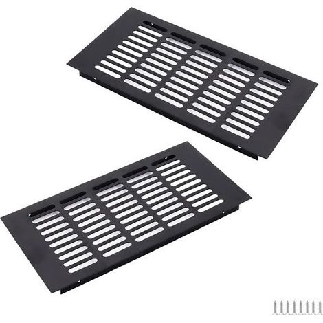 aluminium-luftungsgitter-300-x-150-mm-schwarz-quadratisch-240261930 (1/5)