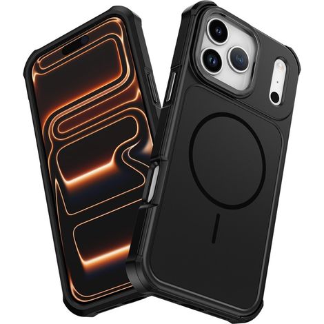 Funda antigolpes para iPhone 17 Pro Max con MagSafe, color negro. (1/5)