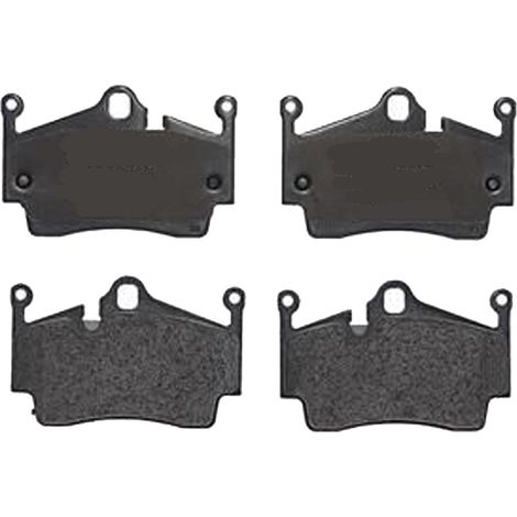 KIT PASTIGLIE FRENO POSTERIORI compatibile con PORSCHE CAYMAN (982) / PASTIGLIE FRENANTI AUTO OEM P 65 028 / A 00 477 , / SOSTITUZIONE DIRETTA / BASSA POLVERE / SILENZIOSO (1/4)