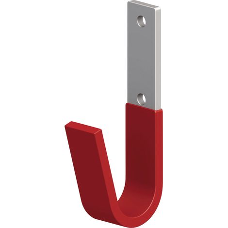 alfer Unihaken gummiert T 3,5 x H 8,2 cm, Stahl verzinkt Haken Universalhaken (1/2)