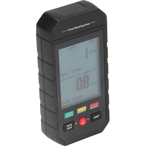 Détecteur EMF numérique à écran LCD pour contrôle des rayonnements électromagnétiques à domicile, bureau, extérieur, chasse aux fantômes (1/5)