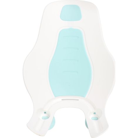 Support de bain pour bébé, antidérapant, multifonctionnel, réglable et ergonomique, avec ventouses, vert menthe. (1/5)