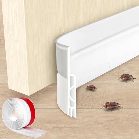 100cm Adhesive Door Bottom Seal Strip Sound Insulation Cold Air Stop for Windows Entrance Doors (1/5)
