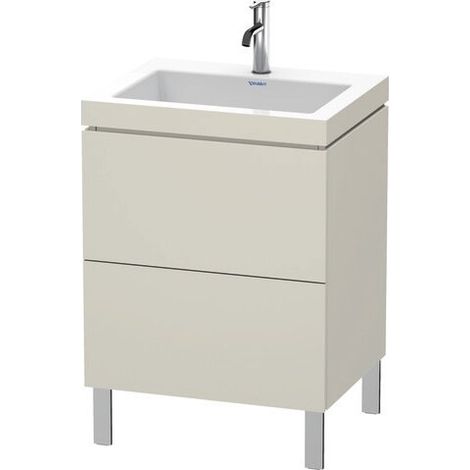 Duravit L-Cube c-bonded Ensemble vertical, 2 tiroirs, sans