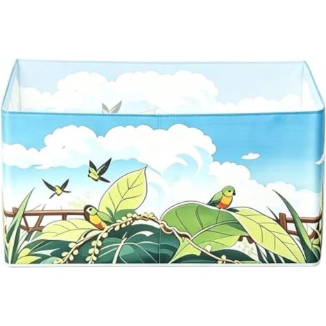 Jupe de cage d'oiseau Filet réutilisable en tissu extensible doux respirant (1/5)