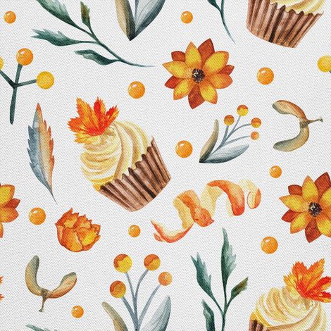 Telas decorativas para exteriores estilo oxford - motivos de pasteles y flores (1/5)