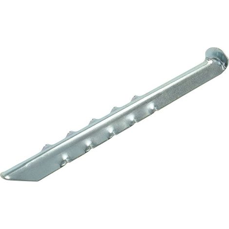 Estaca de tienda 30cm metal acanalada
