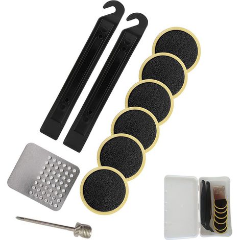Kit auto-réparant de pièces de vélo adhésif anti-crevaison robuste durable pour pneus sans colle - kit de réparation pour moto et quad (1/5)