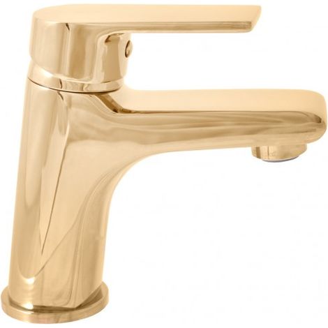 Mitigeur lavabo COLORADO en laiton doré sans siphon (1/3)