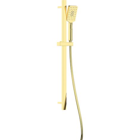 Deante Alpinia NGAZ52K Dusche-Set mit Stange und Duschkopf in Gold (1/3)