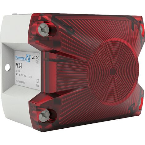 Pfannenberg Signalleuchte LED PY L-S 10-60 DC RD 7035 21513815055 Rot Blitzlicht, Dauerlicht, Blink (1/4)