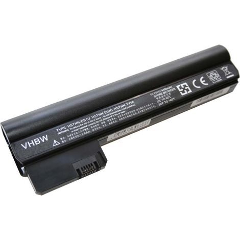 vhbw Akku kompatibel mit HP Mini CQ10-500SS, CQ10-500SA, CQ10-500EA, CQ10-500, CQ10-450EA, CQ10-450CA, CQ10-420SF Notebook (4400 mAh, 11,1 V, Li-Ion)