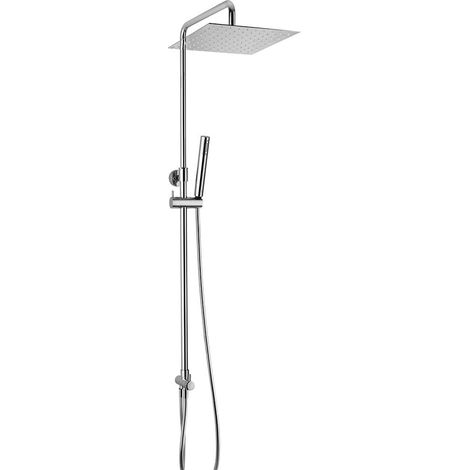 Colonna doccia Sunset di Jacuzzi Rubinetteria con soffione ultrapiatto 25x25 cm e deviatore (1/2)