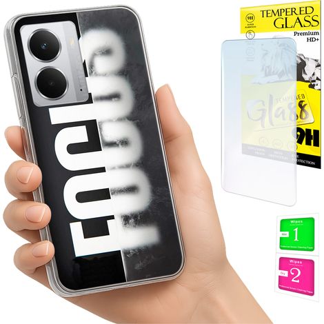 Schutzhülle für Realme 14 5G / 14T 5G: Fotoschutzhülle mit Rückseite und 9H-Glas (1/5)