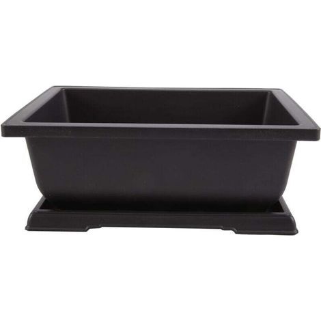 Pot de Fleur Rectangle pour Bonsaï Balcon Jardinière Conteneur 29 x 21 x 10.5 cm