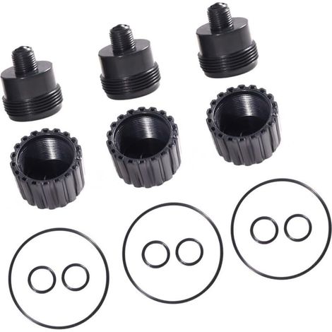 Joints Toriques et Graisseur pour Vanne Piscine 2 Ports Compatible pour jandy 2/3 voies, remplace modèles 2133/1132/1307, 12 totales, installation rapide, ABS durable (1/5)