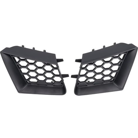 Grille upper of by-impacts front 2 pieces Black mat Replacement for Seat Ibiza Cordoba 2002-2009 easy installation (1/4)