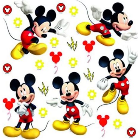 Minis Stickers Mickey Disney - 30 CM x 30 CM (1/4)