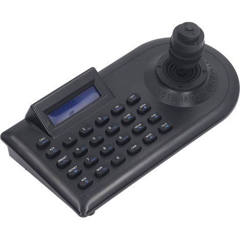 Clavier analogique LCD pour caméra PTZ avec joystick 4D, contrôleur de caméra dôme motorisée PTZ pour Linux, prise UE 100-240 V (1/5)