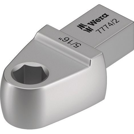 Outil à encastrer, adaptateur embout WERA 5/16" 4 pans 9x12mm (1/5)