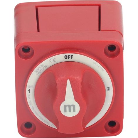 Switch of disconnection of battery 300Has, 3 positions, 4 speed, power on and stop sensitive for camping-car, Marine and automobile (1/5)