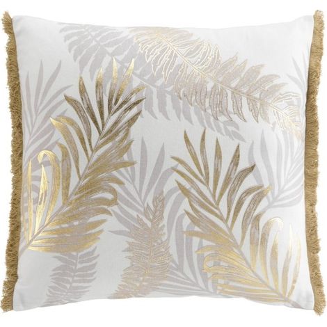 douceur-dinterieur Coussins Décoratifs doré 50 x 50 cm