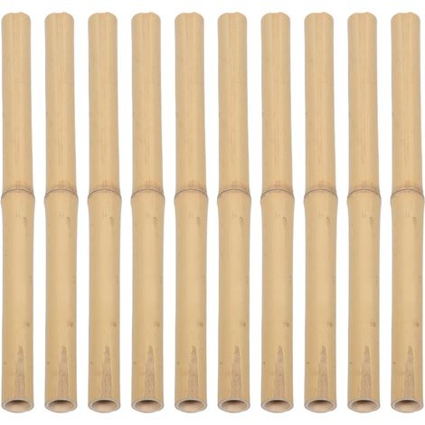 10 Stück Bambus Rankstäbe 50 cm Lange Naturbambusstäbe für