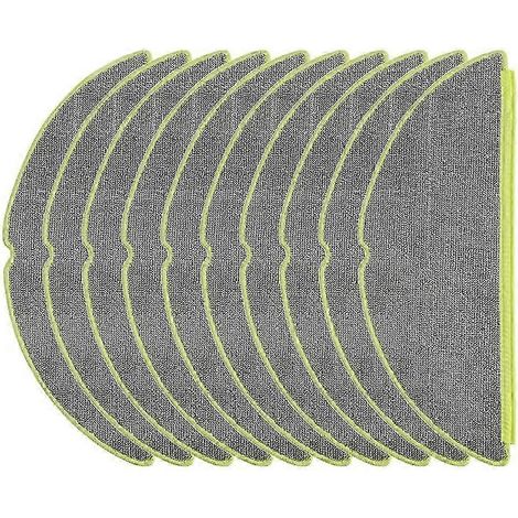 Lot de 10 lingettes de rechange compatibles avec l'aspirateur compacteur de poussière iRobot Roomba 205. Lingettes en microfibre lavables et réutilisables de haute qualité. WHBYV (1/4)