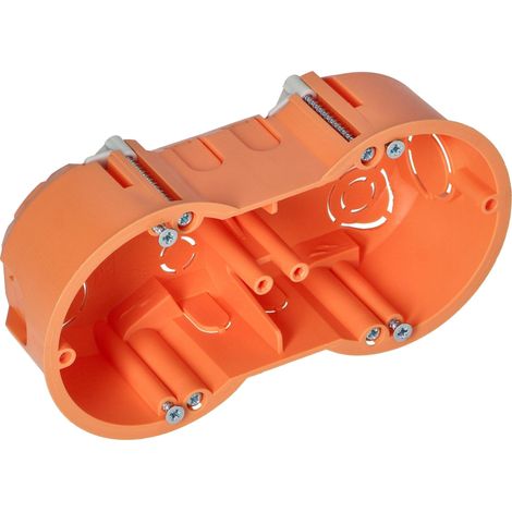 Orno scatola da soffitto arancione in polipropilene 70 pezzi