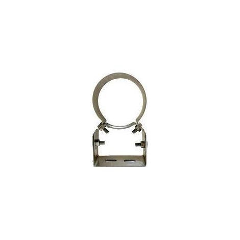 5 x C COLLARE INOX C/STAFFA P/TUBO D 12 CM