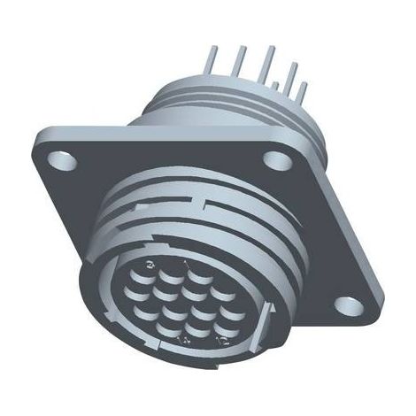 TE Connectivity 213729-9 Connettore circolare Spina a pannello Tot poli: 14 Serie (connettore circolare): CPC 1 pz.
