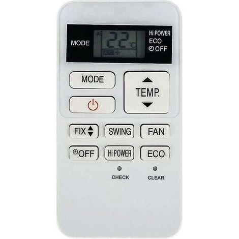 YMYNY Kompatibel für Toshiba Ras-07bkv-e Ras-077skv-e6 Ersatz-Klimaanlagensteuerung (1/4)