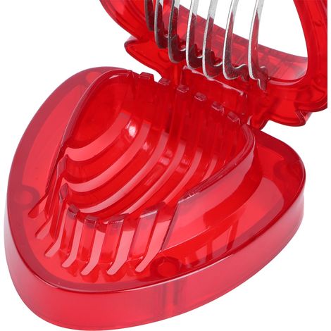 Mini coupe-fraises, lame en acier inoxydable, outil de découpe de fruits, ustensiles de cuisine pour la maison (1/5)