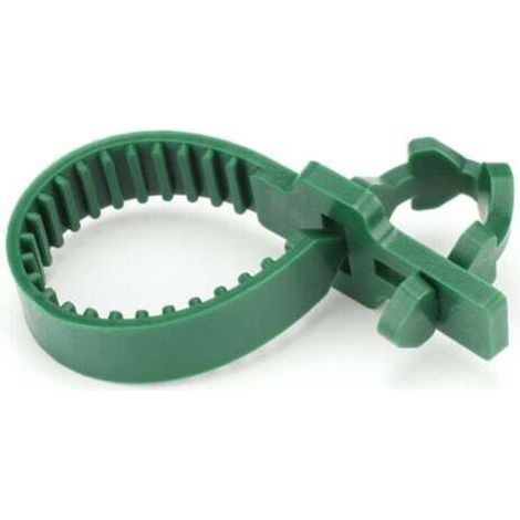 [NON UTILIZZATO] 10 pezzi di robuste cinghie in gomma morbida da 24 cm per piante e alberi, regolabili e ad incastro, ideali per sostenere arbusti, rose e altri alberi.