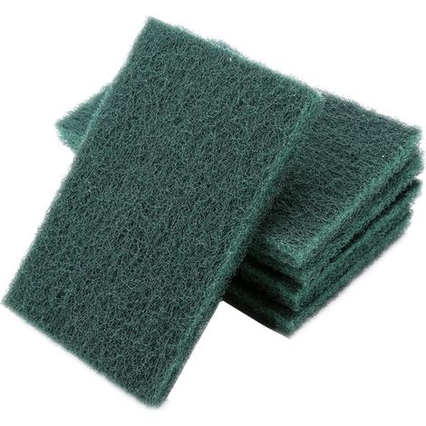 5-teiliges Set Scheuerschwämme, industrielle Scheuerschwämme, Schleifpads (grün, grob) (1/5)