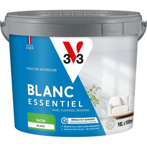 Peinture intérieure Blanc Essentiel® V33 Blanc Satin 10L