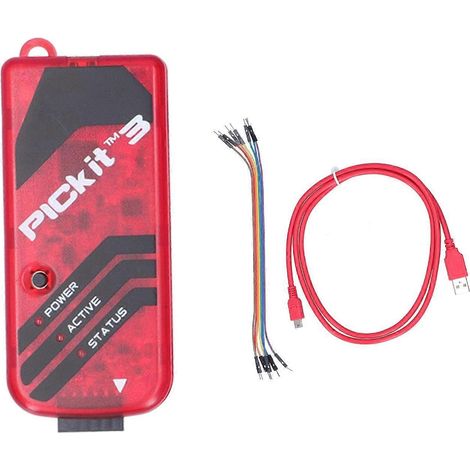 Kit de programmation de microcontrôleur PIC (simulateur PIC en résine) avec câble USB pour débutants (1/4)
