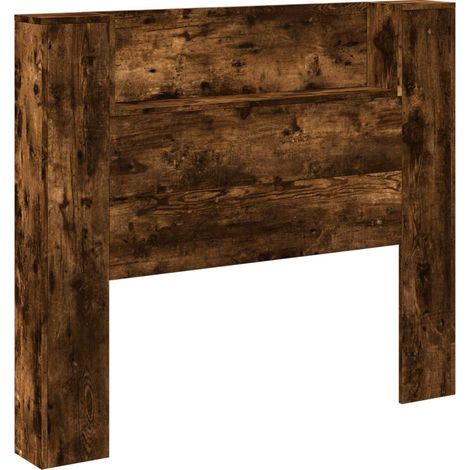 Maison Exclusive - Testiera Letto Rovere Fumo Legno ingegnerizzato