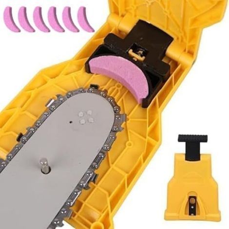 Kimeo Affuteuse De Chaine Tronconneuse, Affuteur Chaine, Affutage TronçOnneuse Professionnel Pour Coupe Efficace - (1/5)