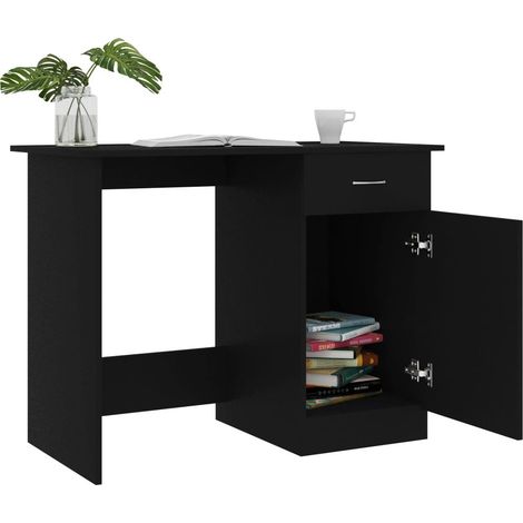 Bureau Noir 100 x 50x76 (1/5)