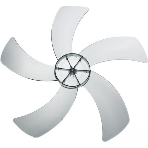 5 Pales Avec Écrou De Fixation Pales De Ventilateur Noir (1/5)