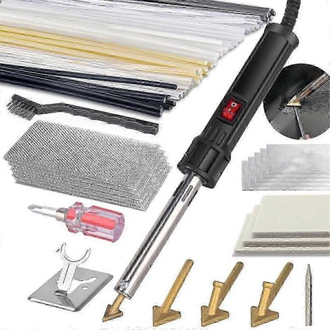 Machine à souder le plastique 3 en 1 de 150 W, kit de soudage plastique, buse de soudage, kit de soudage plastique DIY, pare-chocs K (1/5)