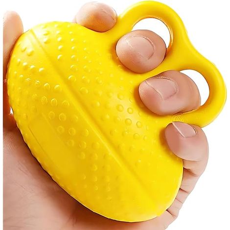 Hand Grip Strength Trainer - Food Grade Silicone - For Hand Therapy And Stress Relief - 1 Unit (1/5)