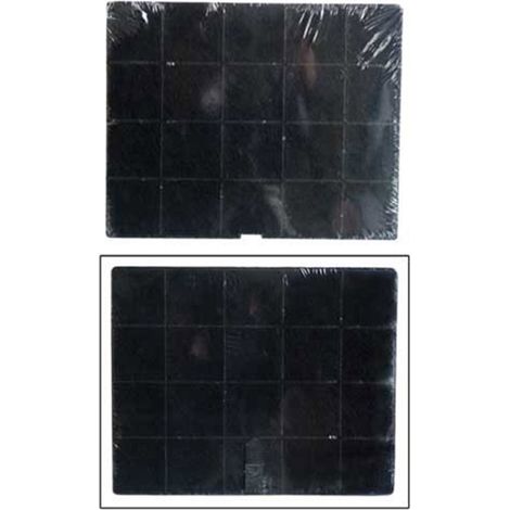LOT DE 2 FILTRES A CHARBON HOTTE AIRFORCE 235X192X15MM AFFCAF16 Airforce