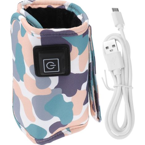 Verstellbarer, tragbarer USB-Babyflaschenwärmer mit rutschfestem und isolierendem Schutz. Warmhaltende Abdeckung für Babyflaschen, geeignet für den täglichen Gebrauch